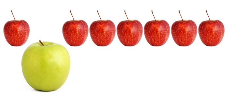 Wir heben Sie von der Masse ab Wir heben Sie von der Masse ab